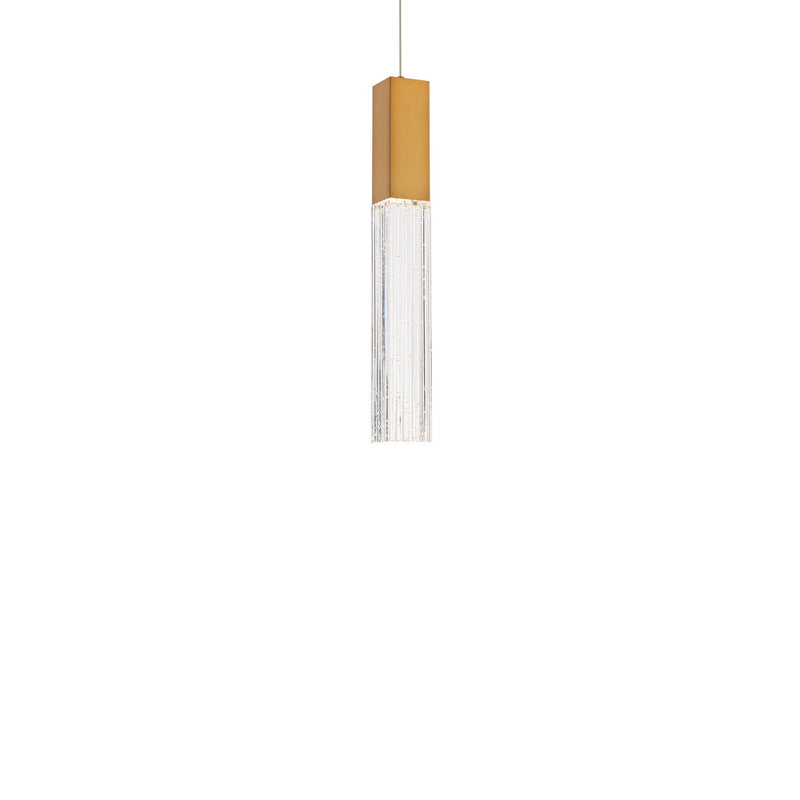 Modern Forms PD-30816-27-AB LED Mini Pendant, Aged Brass