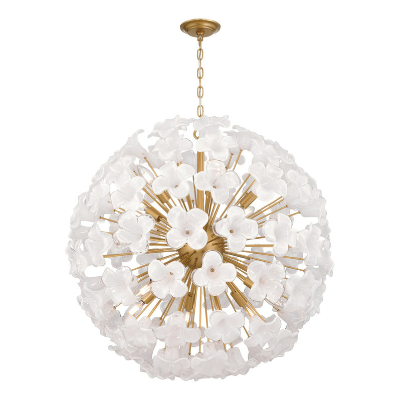 Metropolitan N2229-732 12 Light Pendant, Legacy Brass