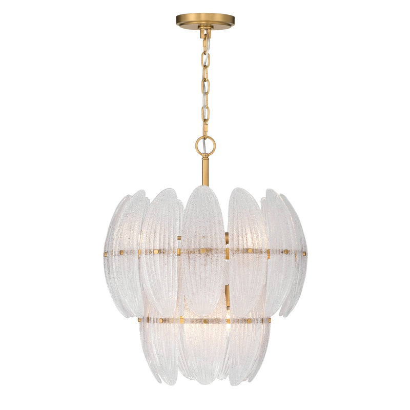Metropolitan N2246-732 Six Light Pendant, Legacy Brass