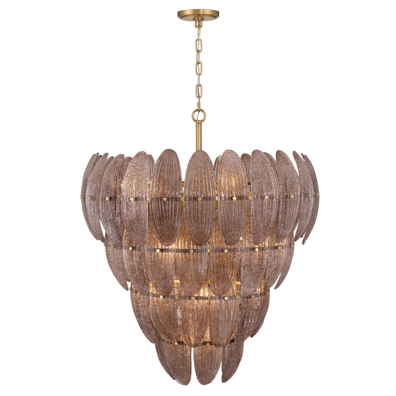 Metropolitan N2249-BR-732 15 Light Pendant, Legacy Brass