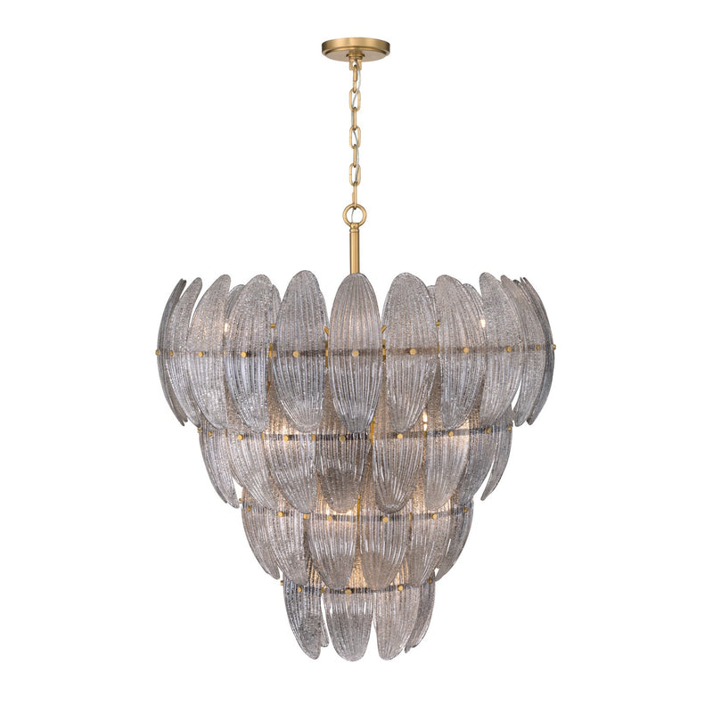 Metropolitan N2249-GR-732 15 Light Pendant, Legacy Brass