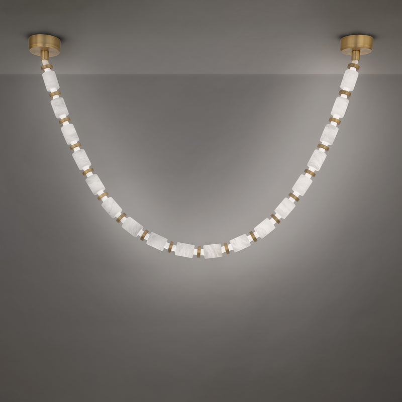 Modern Forms PD-62418IC-40-AB LED Chandelier, Aged Brass
