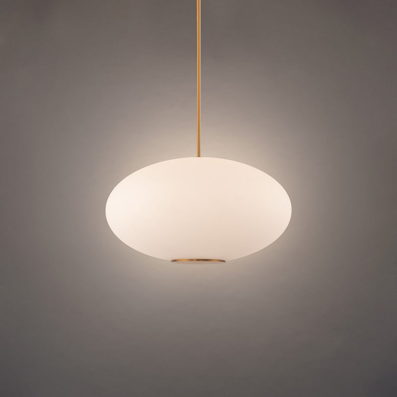 Modern Forms PD-72316-35-AB LED Pendant, Aged Brass