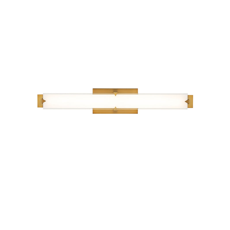 Modern Forms WS-7527-40-AB LED Wall Sconce, Aged Brass