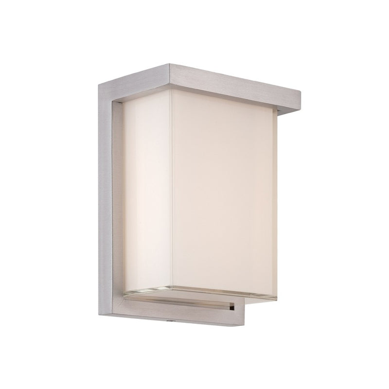 Modern Forms WS-W1408-27-AL LED Outdoor Wall Sconce, Brushed Aluminum