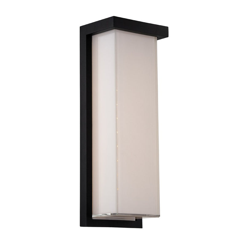 Modern Forms WS-W1414-27-BK LED Outdoor Wall Sconce, Black