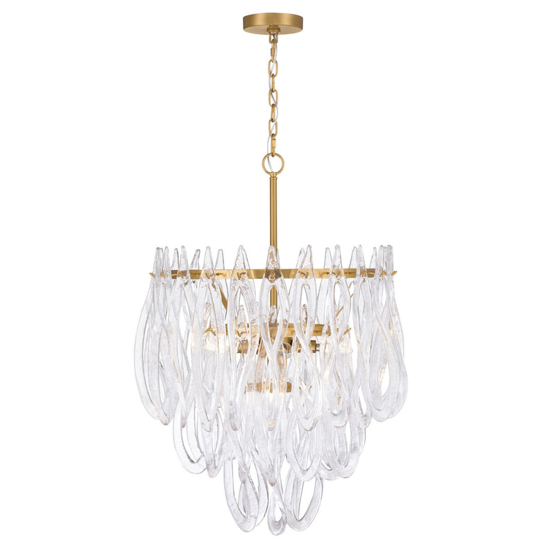 Metropolitan N3126-732 Six Light Pendant, Legacy Brass