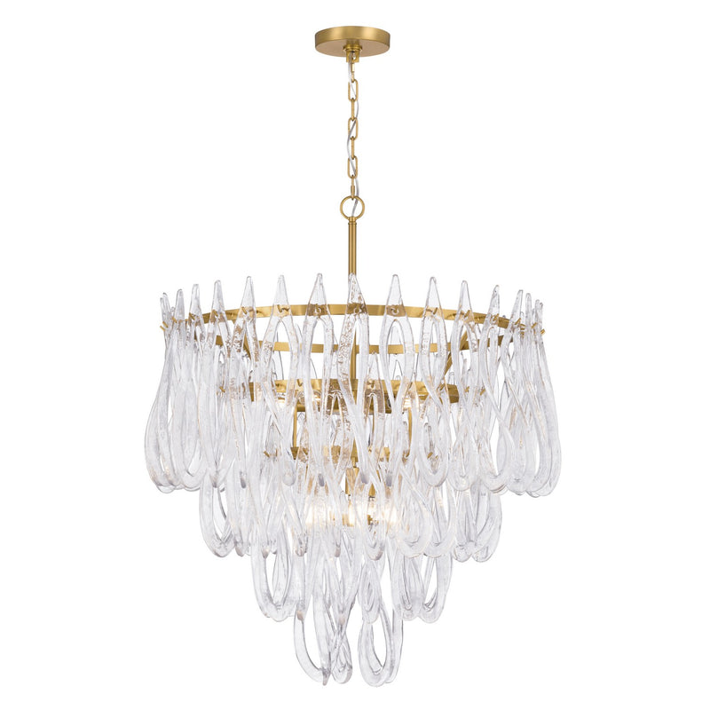Metropolitan N3128-732 Ten Light Pendant, Legacy Brass