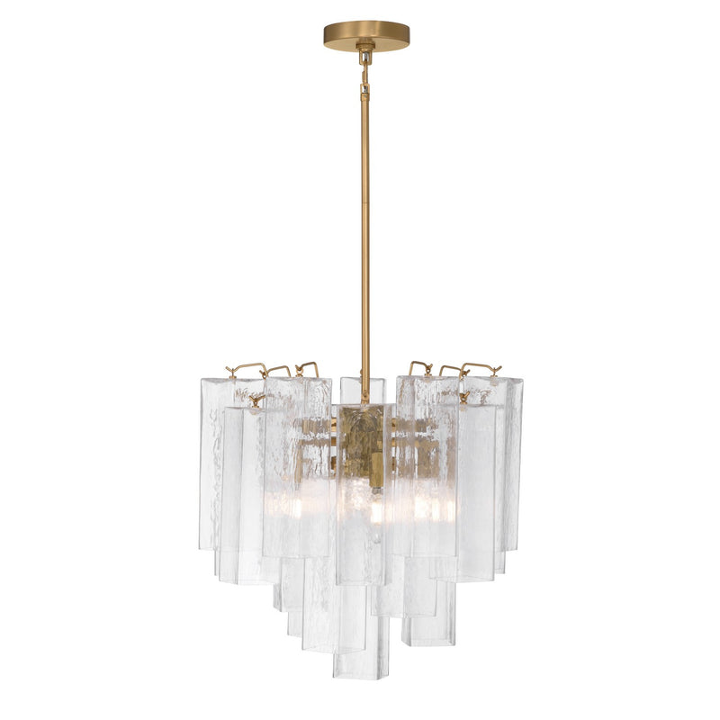 Metropolitan N3146-732 Six Light Pendant, Legacy Brass