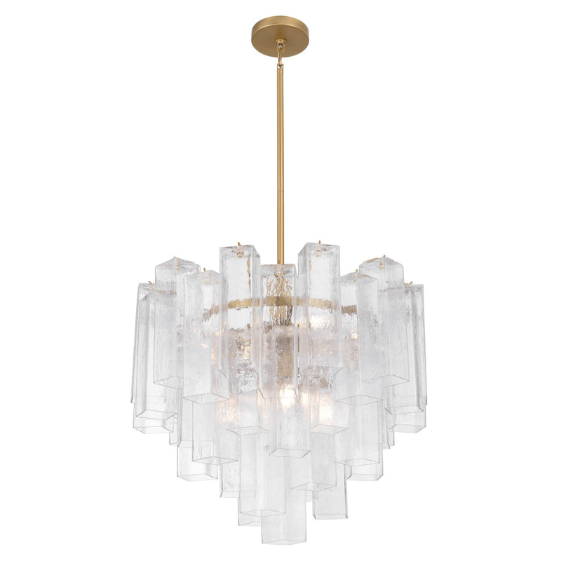 Metropolitan N3148-732 Nine Light Pendant, Legacy Brass