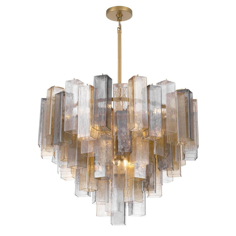 Metropolitan N3149-MX-732 15 Light Pendant, Legacy Brass