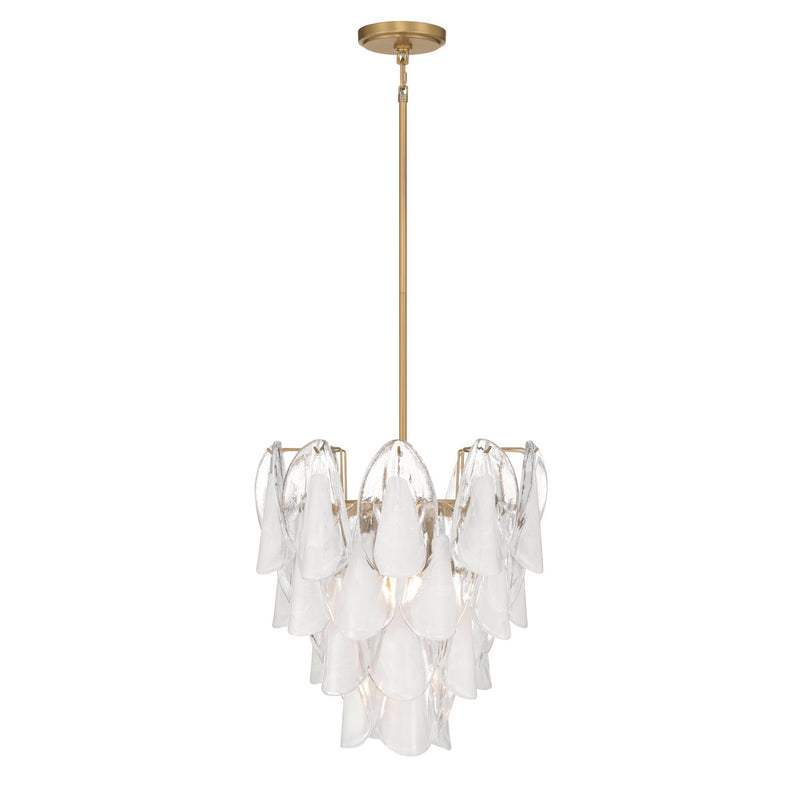 Metropolitan N3475-732 Five Light Pendant, Legacy Brass