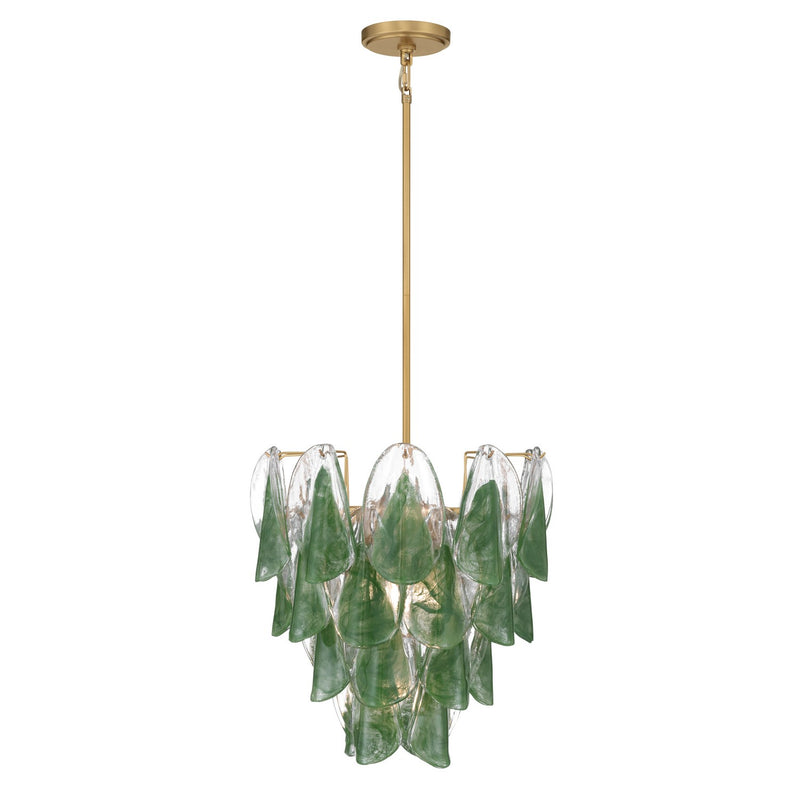 Metropolitan N3475-G-732 Five Light Pendant, Legacy Brass