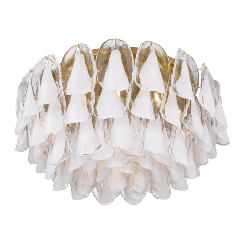 Metropolitan N3477-732 11 Light Flush Mount, Legacy Brass