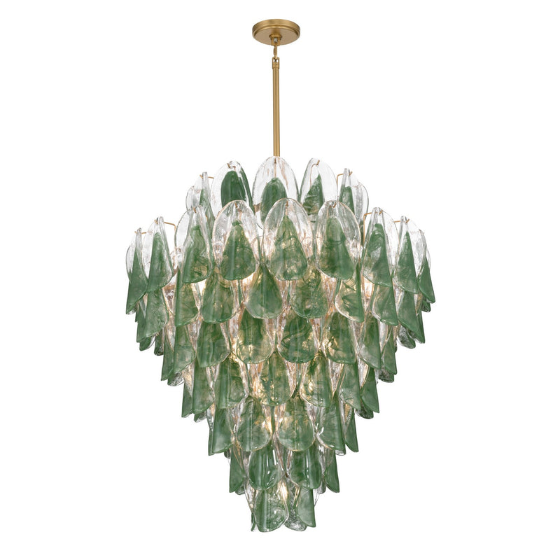Metropolitan N3479-G-732 21 Light Pendant, Legacy Brass