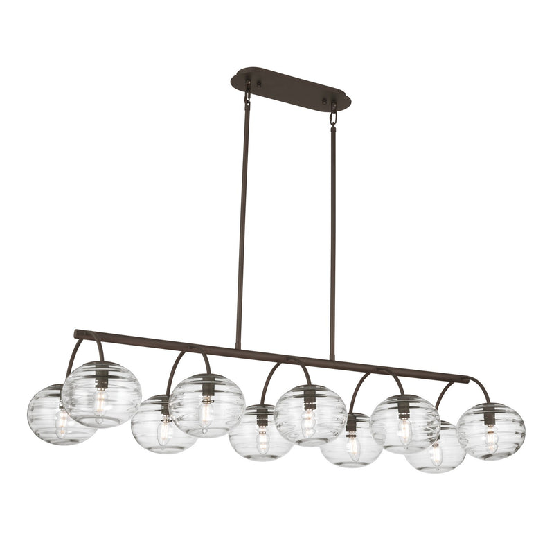 Metropolitan N3507-860 Ten Light Pendant, Dark Bronze