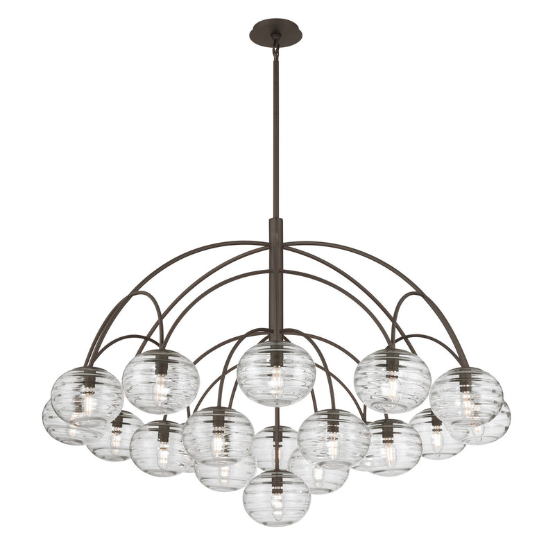 Metropolitan N3509-860 19 Light Chandelier, Dark Bronze