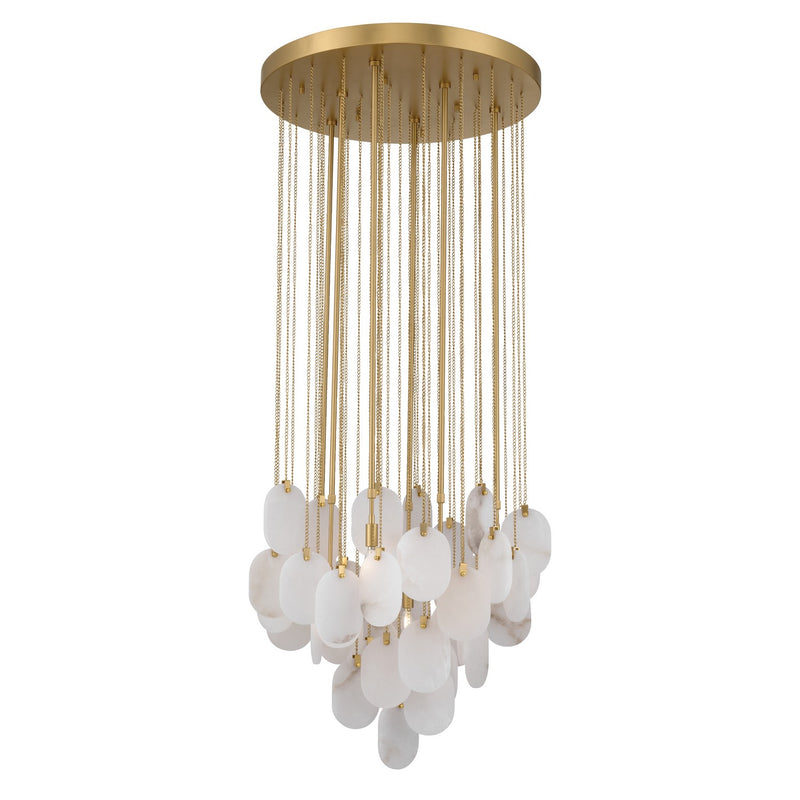 Metropolitan N3676-732 Six Light Pendant, Legacy Brass