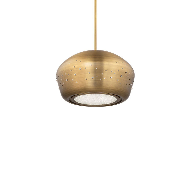 Schonbek Beyond BPD37413-AB LED Pendant, Aged Brass