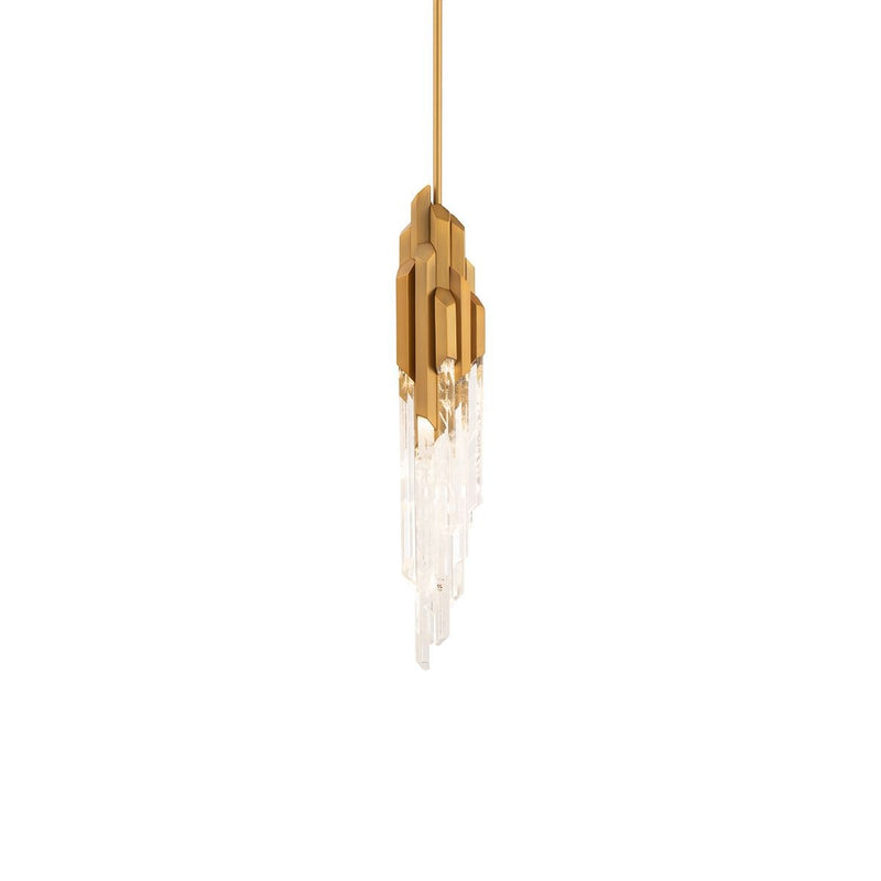 Schonbek Beyond BPD65419-AB LED Pendant, Aged Brass