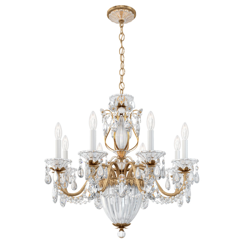 Schonbek 1238N-22A 11 Light Chandelier, Heirloom Gold