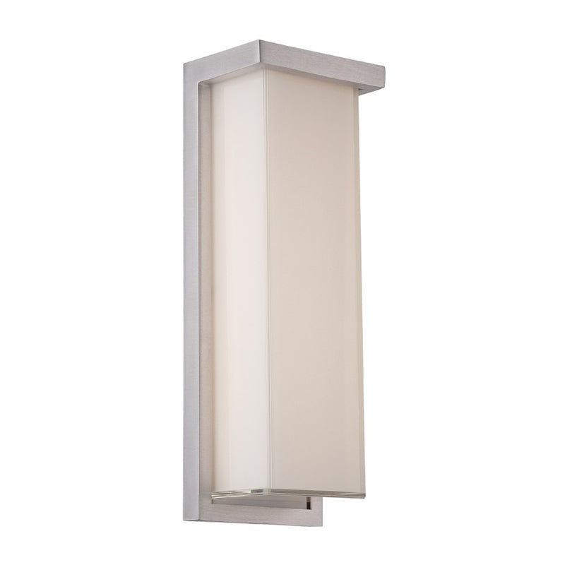 Modern Forms WS-W1414-35-AL LED Outdoor Wall Sconce, Brushed Aluminum