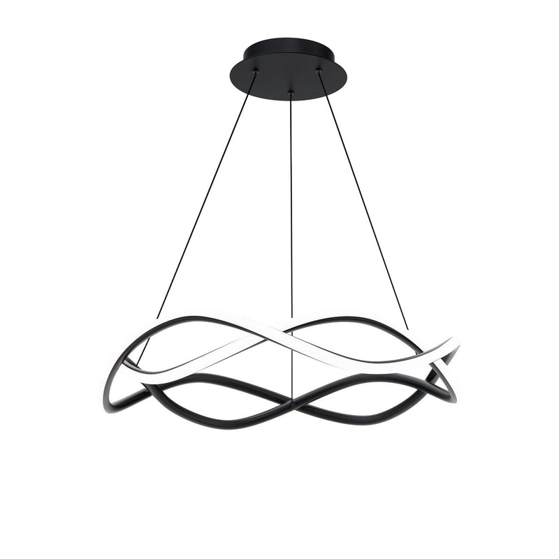 W.A.C. Lighting PD-67426-40-BK LED Chandelier, Black
