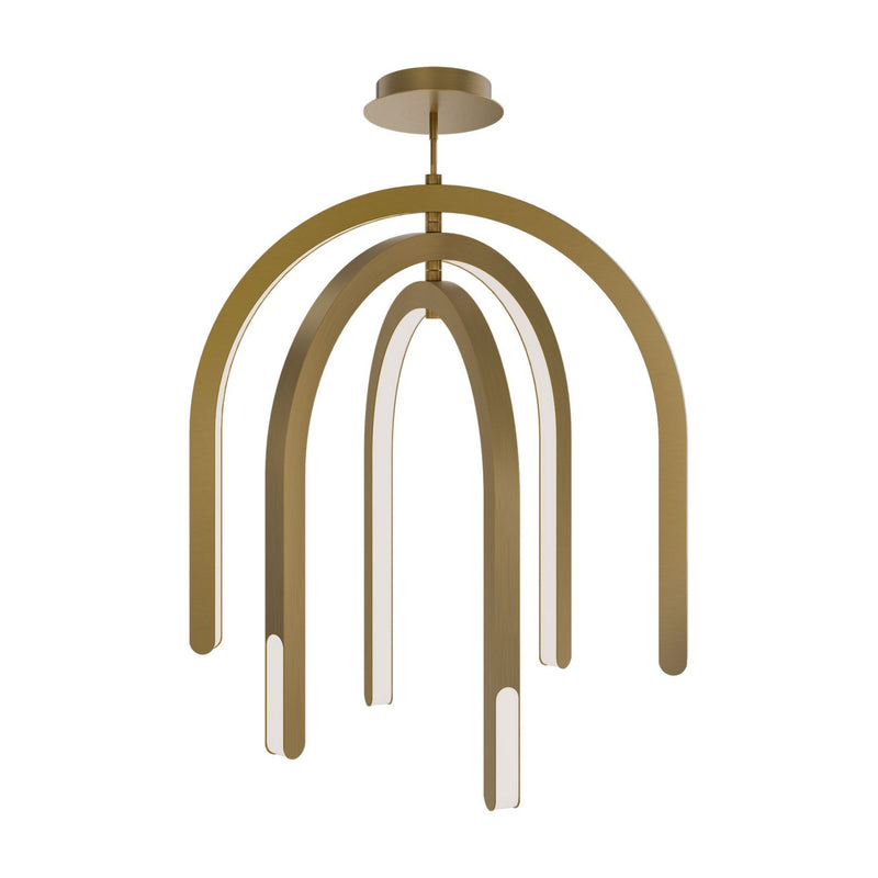W.A.C. Lighting PD-93534-27-AB LED Pendant, Aged Brass