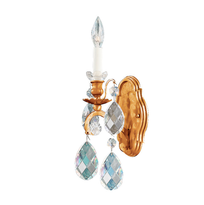 Schonbek 3756-26R One Light Wall Sconce, French Gold