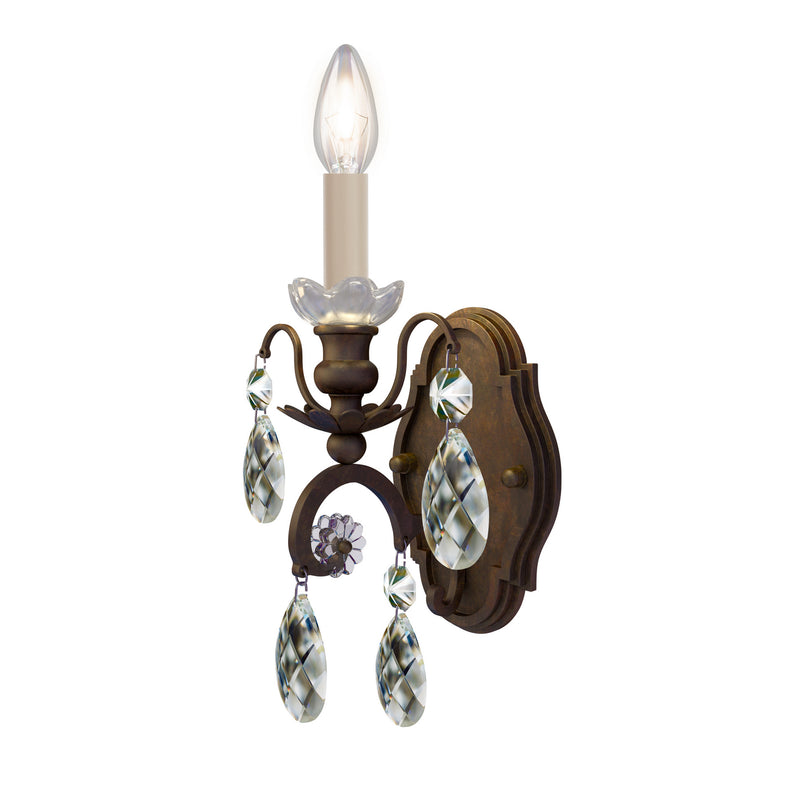 Schonbek 3756-76R One Light Wall Sconce, Heirloom Bronze