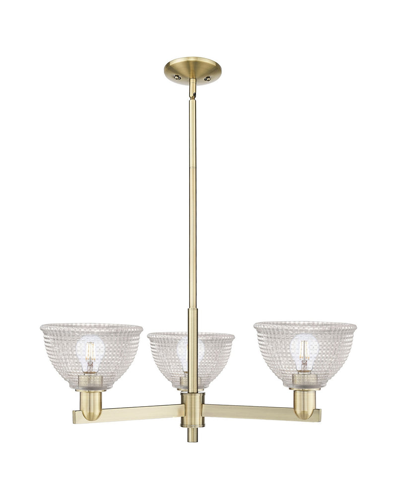 Innovations 716-3CR-AB-G422 Three Light Pendant, Antique Brass