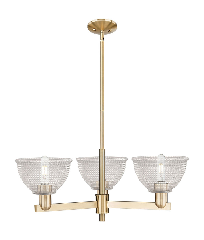 Innovations 716-3CR-CB-G422 Three Light Pendant, Champagne Bronze