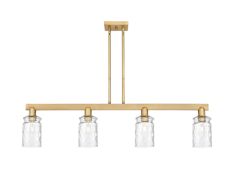 Innovations 716-4I-BB-G352 Four Light Island Pendant, Brushed Brass