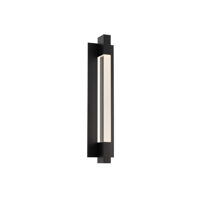 Modern Forms WS-W30424-40-BK LED Outdoor Wall Sconce, Black