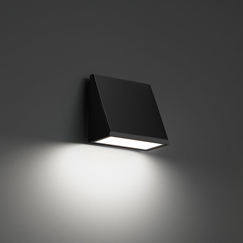 Modern Forms WS-W36406-40-BK LED Outdoor Wall Sconce, Black