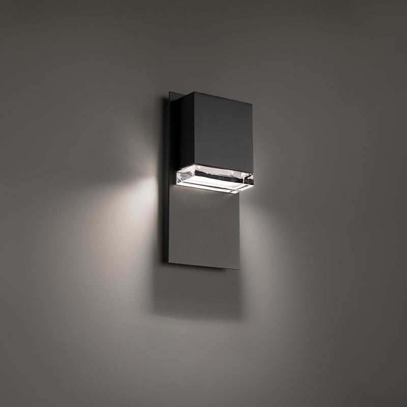 Modern Forms WS-W60412-40-BK LED Outdoor Wall Sconce, Black