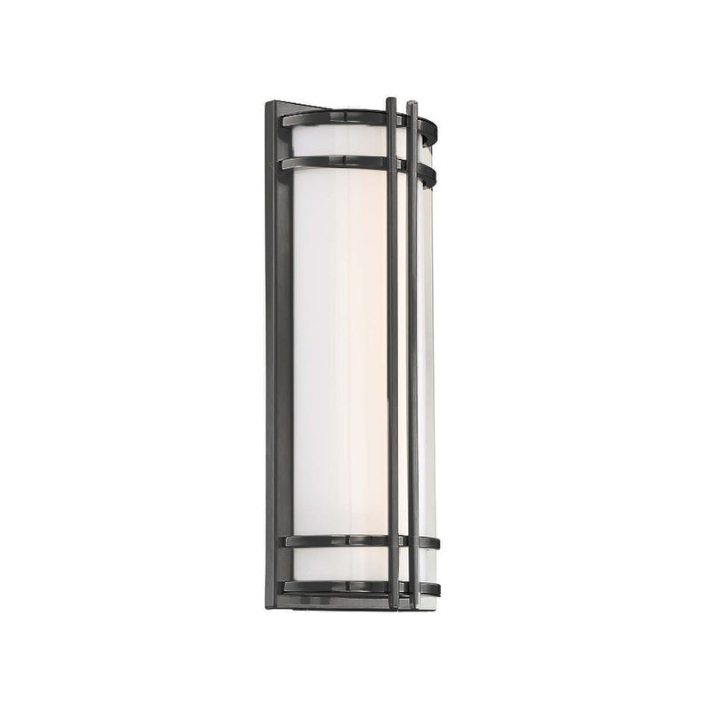 Modern Forms WS-W68618-27-BK LED Outdoor Wall Sconce, Black