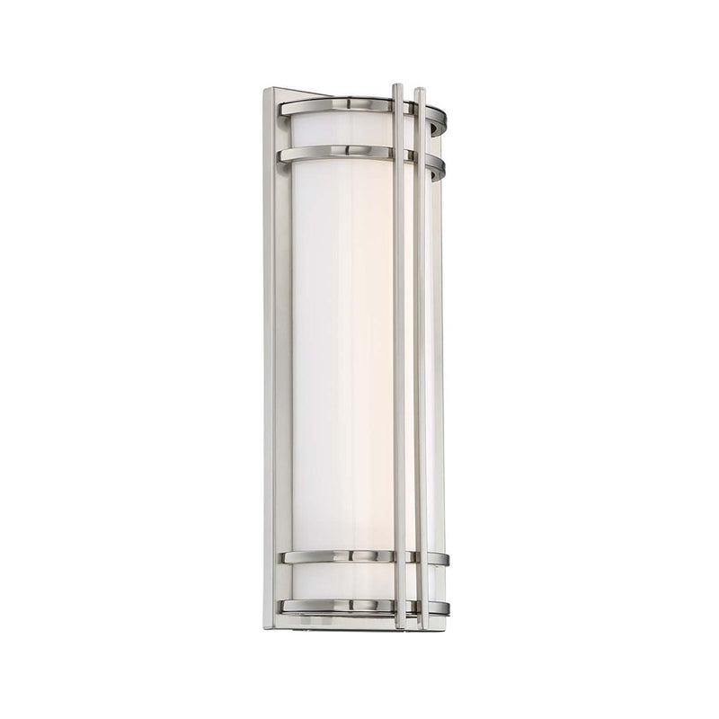 Modern Forms WS-W68618-27-SS LED Outdoor Wall Sconce, Stainless Steel