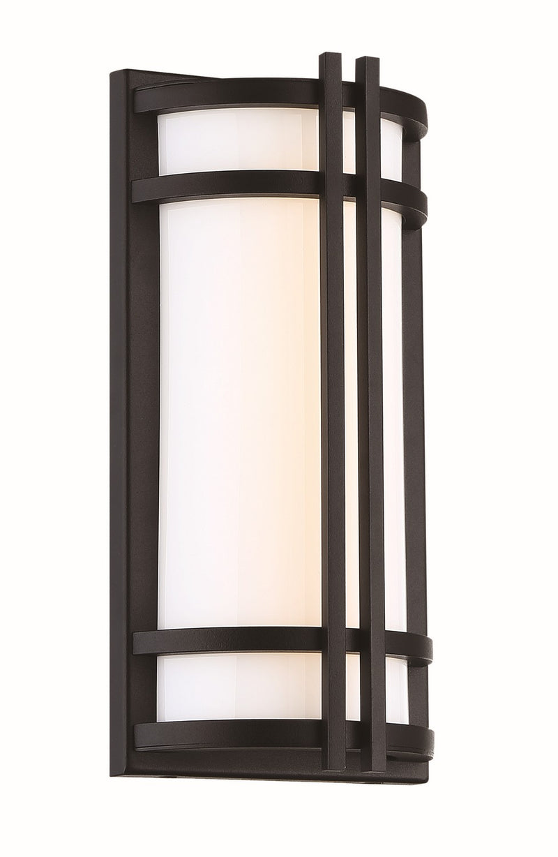 Modern Forms WS-W68627-35-BK LED Outdoor Wall Sconce, Black