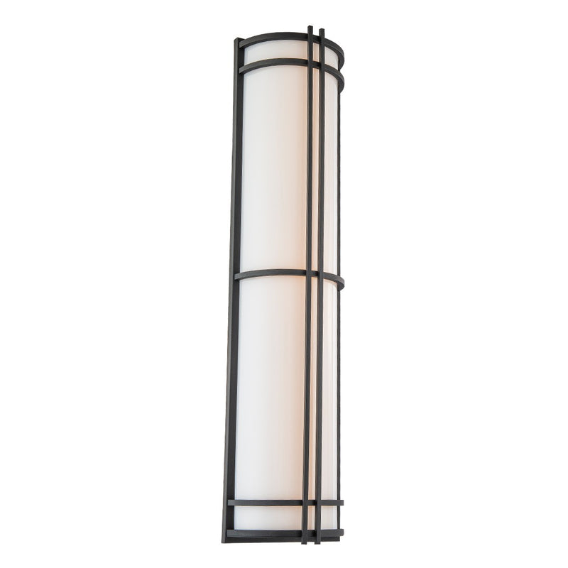 Modern Forms WS-W68637-35-BK LED Outdoor Wall Sconce, Black