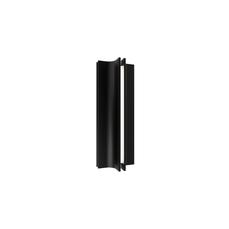 Modern Forms WS-W82516-40-BK LED Outdoor Wall Sconce, Black