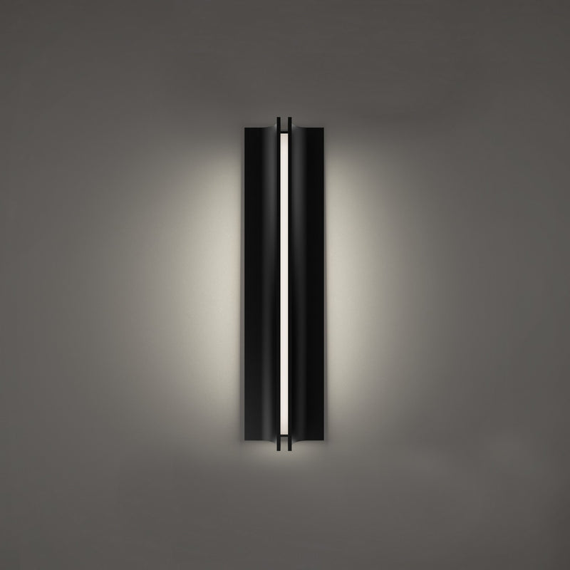 Modern Forms WS-W82522-40-BK LED Outdoor Wall Sconce, Black