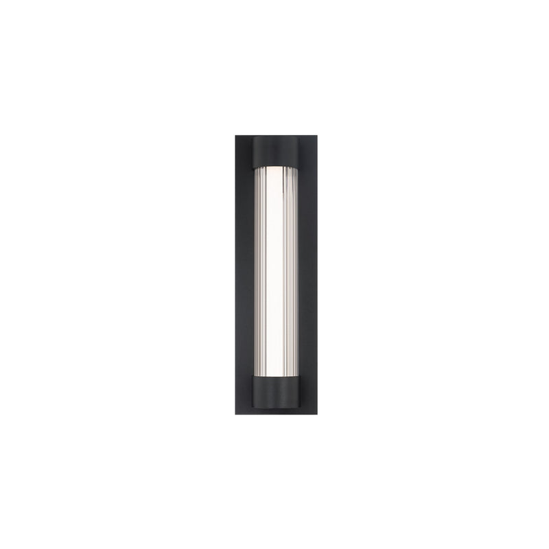 Modern Forms WS-W98518-35-BK LED Outdoor Wall Sconce, Black