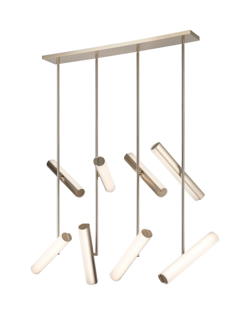 Matteo Lighting C32208CGFR LED Pendant, Champagne Gold
