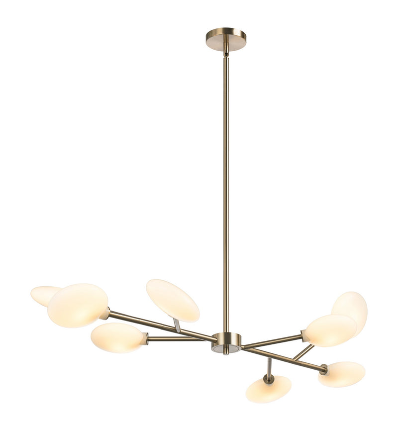 Matteo Lighting C33708CG LED Pendant, Champagne Gold