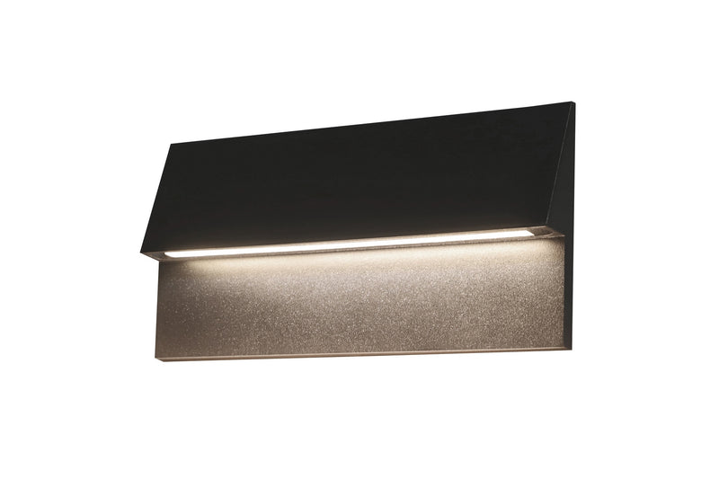 Matteo Lighting E20309MB LED Outdoor Lantern, Matte Black