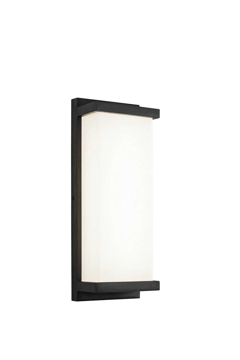 Matteo Lighting E21816MB LED Outdoor Lantern, Matte Black