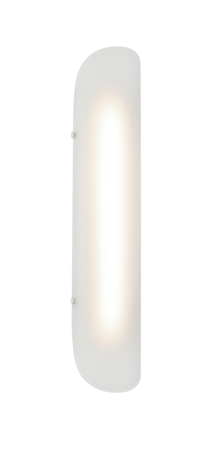 Matteo Lighting S19124MWFR LED Wall Sconce, Matte White