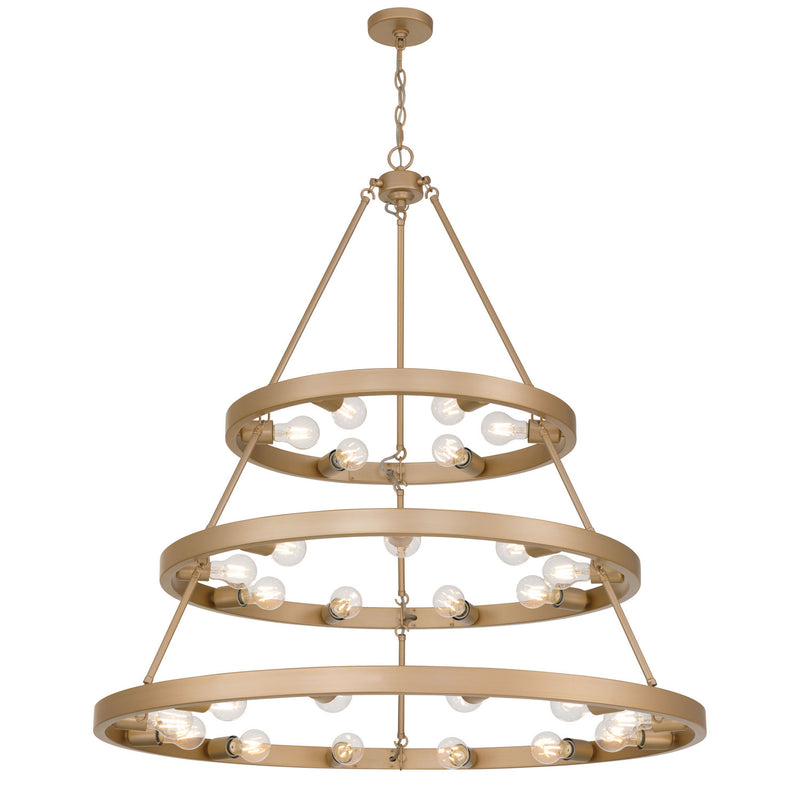 Golden 1019-6-9-12 FRG 27 Light Chandelier, French Gold