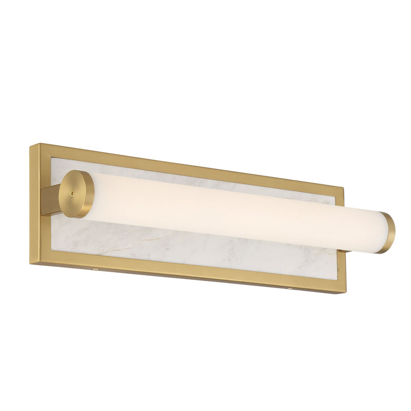 Golden 1672-BA18 BCB-JW LED Vanity, Brushed Champagne Brass